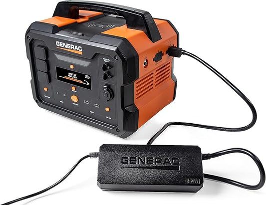 Generac Charge Enhancer 450W Charger - Compatible with GB2000 Portable Power Stations - Lightweight - Clean Emission Free Portable Power