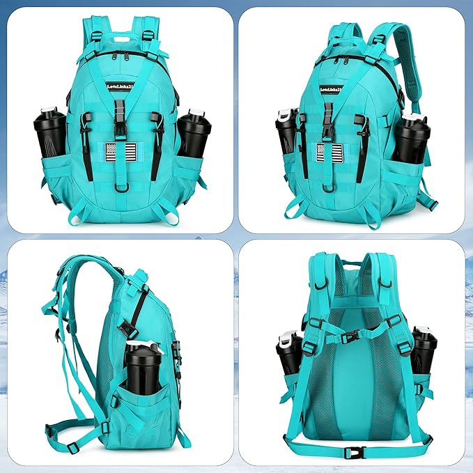 25L Tactical Backpack Hiking Daypacks Outdoor Military Molle Bag EDC Rucksack Motorcycle Backpack for Camping