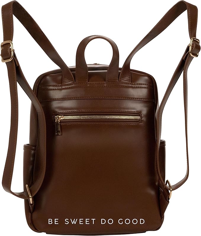 Kawaii Chocolate Milk Backpack Purse | Women and Kids Fashion Backpack Purse | Faux Leather