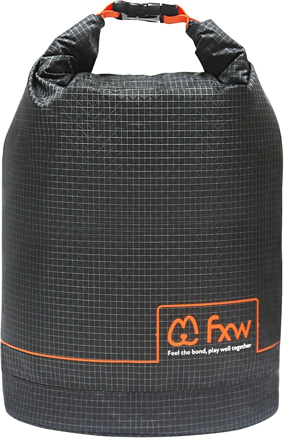 FXW Dog Food Travel Bag，Large Capacity for Travel Kibble Storage Perfect for RV Road Trips, Camping, Longterm Dog Boarding Gear Accessories Gray, 42 Cups