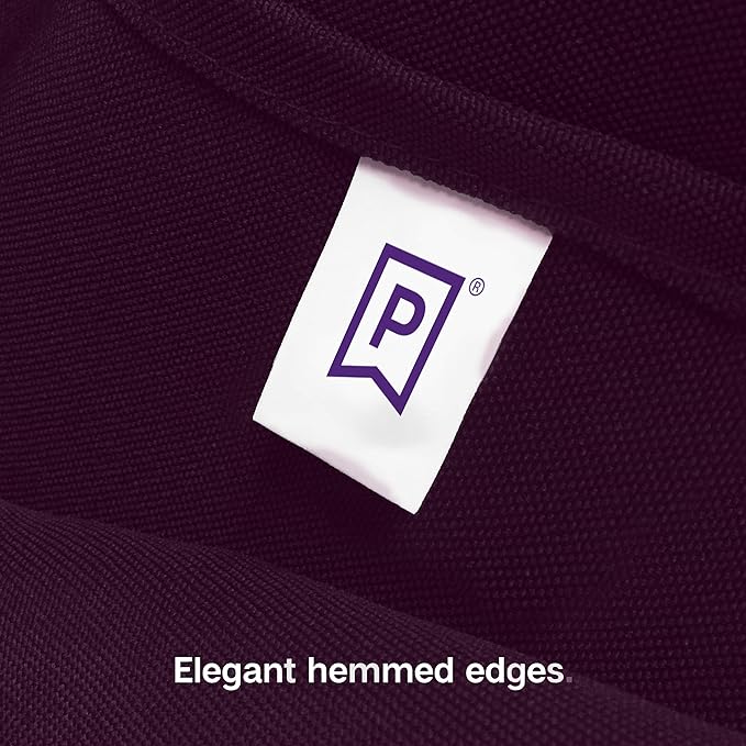 Gee Di Moda Rectangle Tablecloth - 60 x 126 Inch Eggplant Table Cloth for 8 Foot Rectangle Tables - Heavy Duty Washable Fabric - for Holiday Party, Dinner, Weddings, Baby Shower & Events