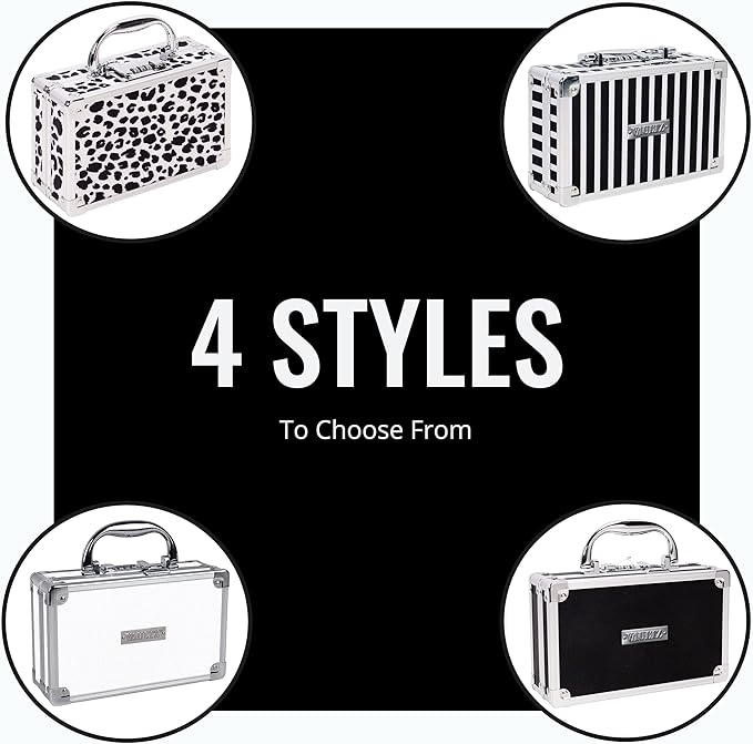 Vaultz Medicine Safe Case w/Combination Lock - Pack of 1 Cases, 8.35 x 5 x 2.5" - Black