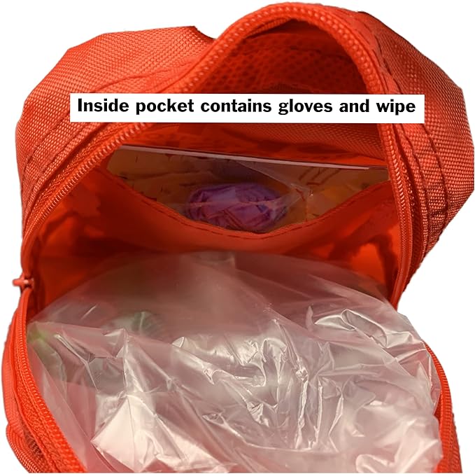 WNL Products FAK5000SGI-BUNDLE Adult/Child & Infant CPR Rescue Mask Kit with CPR Keychain - Soft Case CPR Set with One-Way Valve, Gloves, Antiseptic Wipe, and Face Shield Keychain Barrier - Bundle