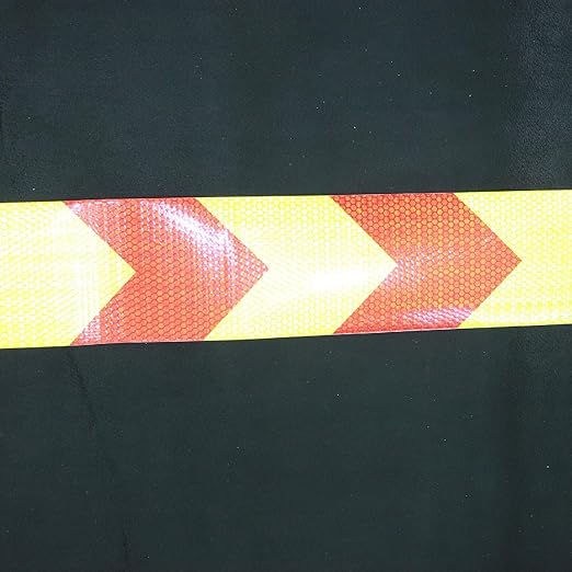 Reflective Tape 4 Inch x 168 Feet, Outdoor Waterproof High Visibility Adhesive Stickers, HGH Intensity Strips for Vehicles