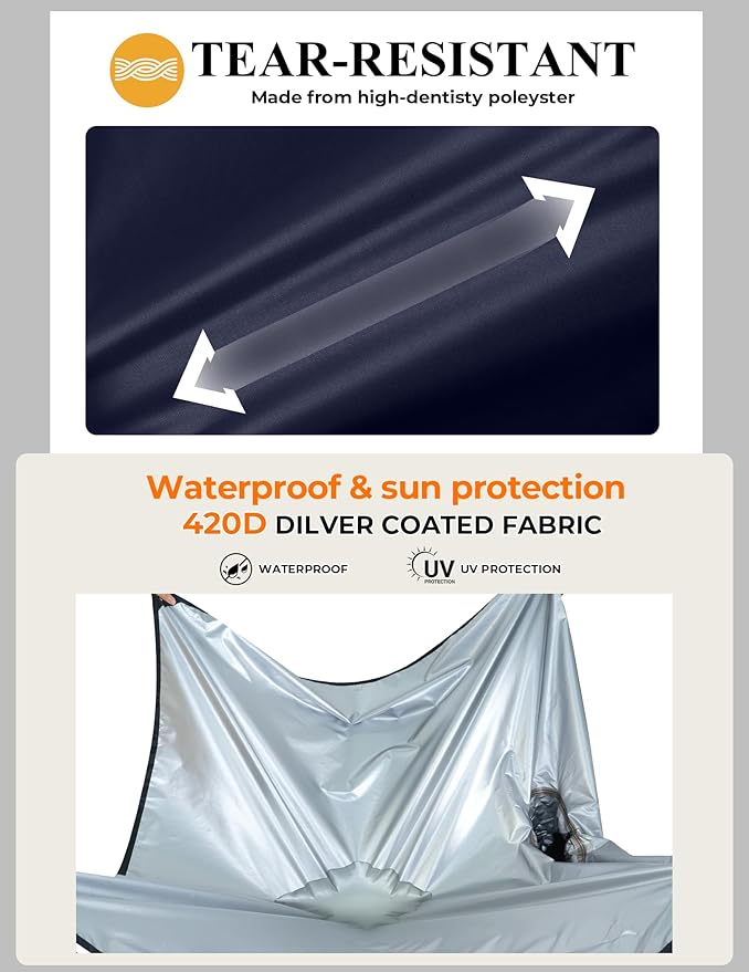 COOFANDY Rain Poncho for Adults with Hood Pockets Reusable Waterproof Packable Rain Coat Jacket Travel Hiking Emergency