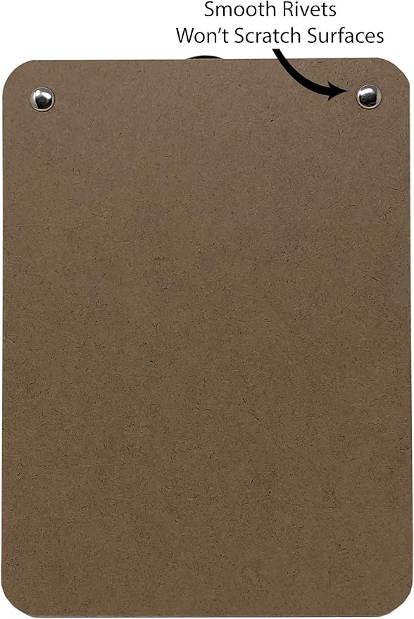 Trade Quest Mini Clipboard 5'' x 7'' Pen Holder Clip (Pen Included) (Pack of 12)