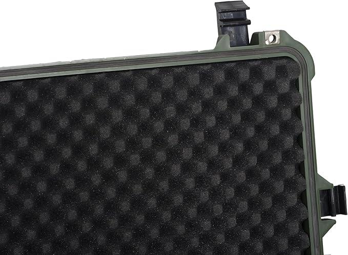 MEIJIA Portable All Weather Waterproof Protective Hard Case,Compact Camera Case with Customizable Fit Foam,Fit Use of Drones,Camera,Equipments,20.62 x16.85x8.11inches (Green)