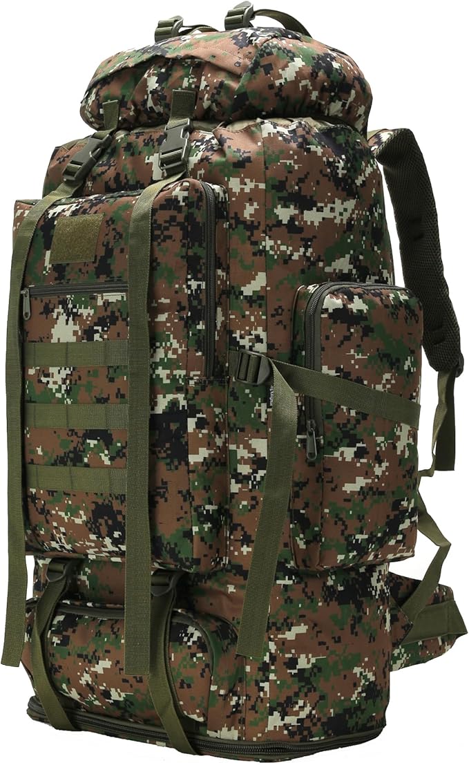 Hiking Backpack for Men 70L/100L Camping Backpack Military Rucksack Molle 3 Days Assault Pack for Climbing
