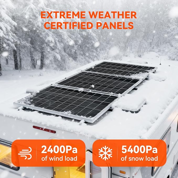 RICH SOLAR 300 Watt 12 Volt 18BB Cell Monocrystalline Solar Panel 2 Pack of 150W N-Type Cells High Efficiency Solar Module for RV Marine Boat Off Grid (150W 2-Pack)