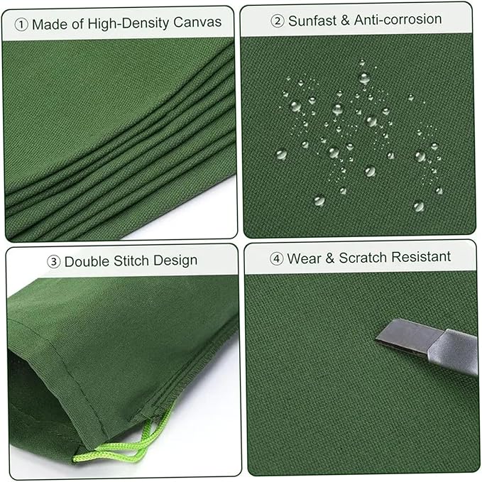 Sand Bags for Flooding 4Pcs Reusable Flood Barrier, 47.2x7.5 Inch Canvas Flood Water Barrier, Suitable for Indoor and Outdoor