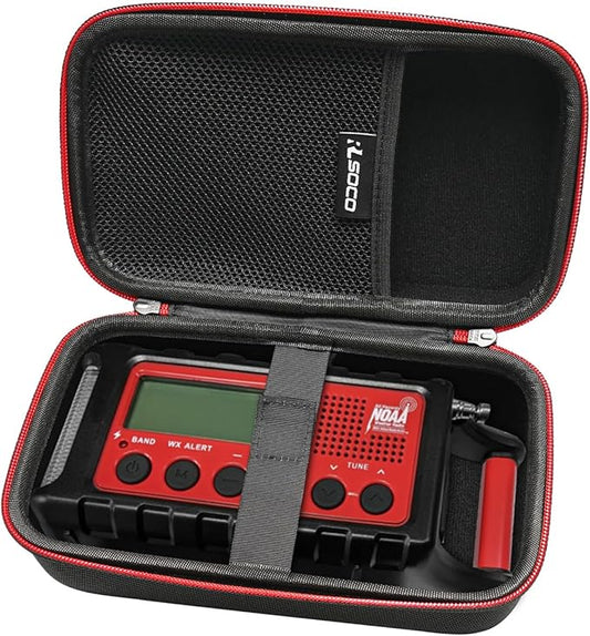 RLSOCO Hard Case Compatible With Midland ER210/ER310/ER310PRO/ER300/ER50/ER40/ER10VP Emergency Crank Weather AM/FM Radio (Case Only)