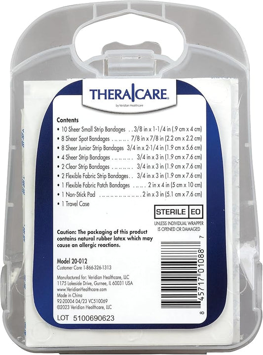 Thera|Care First Aid Bandage Kit | Assorted, 36 Count