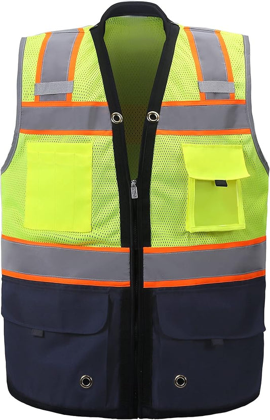 Shine Bright Safety Vest - High Visibility with Reflective Straps and Pockets – Premium, Soft, Durable, and Breathable