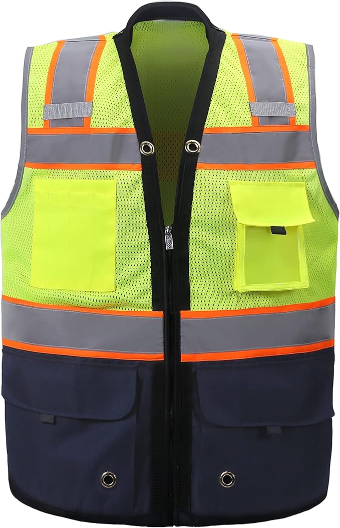 Shine Bright Safety Vest - High Visibility with Reflective Straps and Pockets – Premium, Soft, Durable, and Breathable