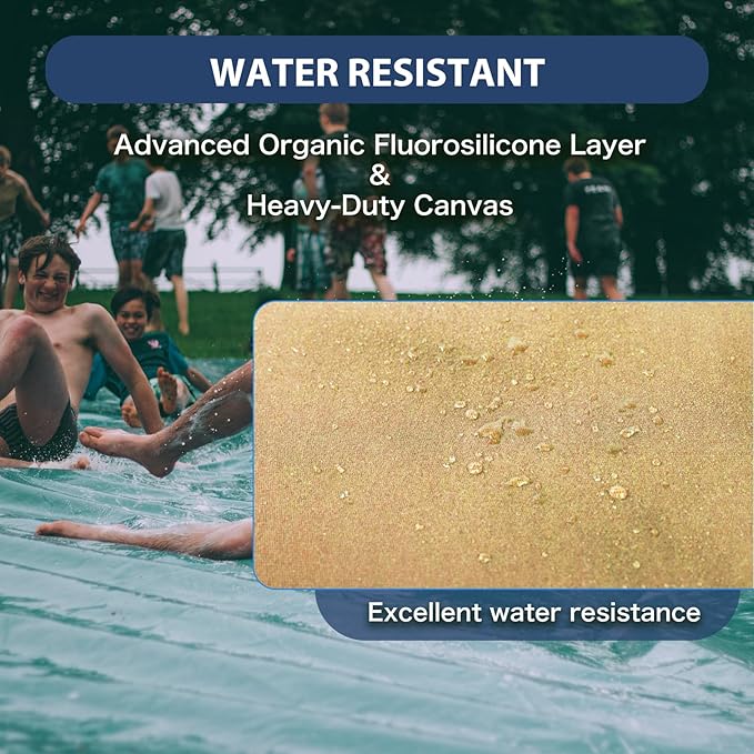 6’x8’ Canvas Tarps Heavy Duty Waterproof Tarpaulins with Aluminum Grommets,UV Resistant, 22Mil Multipurpose Drop Cloth, 14oz Cover Sheet for Outdoor and Indoor Use with Ropes Yellow