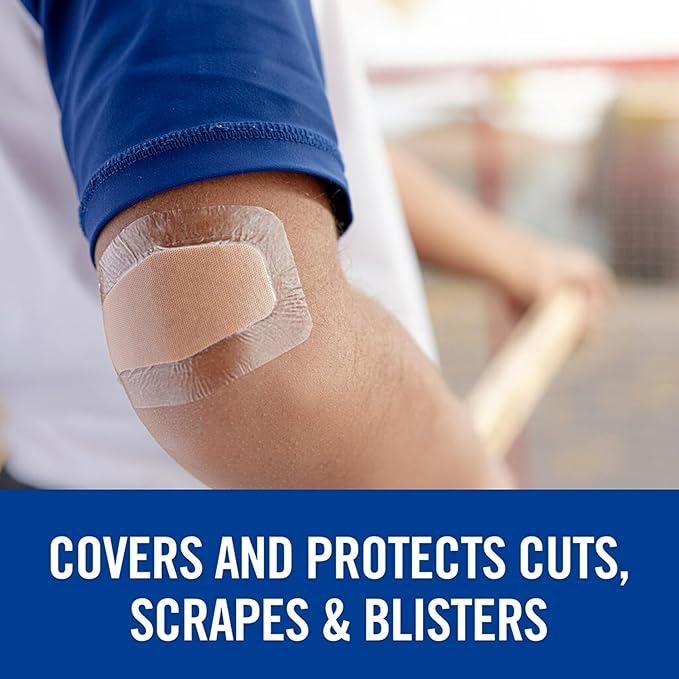 Nexcare Waterproof Clear Bandages, Covers And Protects, 360 Degree Seal Around The Pad Offers Exceptional Protection Against Water, Dirt, And Germs, Assorted Sizes, 100 Count