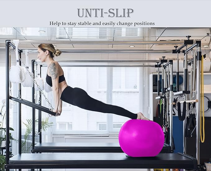 Soft Exercise ball, Anti-Burst Yoga Ball Chair Supports 2200lbs, Workout Equipment w/ Pump for Pregnancy Medicine Birthing Physical Therapy Stability Excersing Birth Swiss Fitness Gym Physio Labor Abs