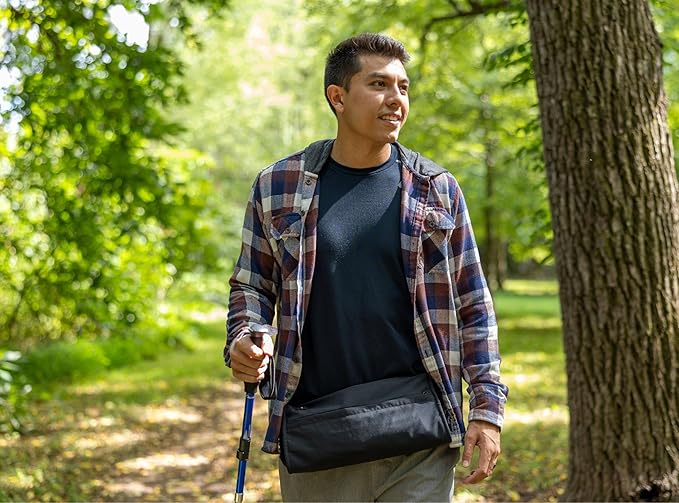 Electric Heated Hand Warmer Pouch – Portable, Up to 200°F Heat – Ideal for Camping, Hunting, Football, Golf, and Cold-Weather Sports – Compact, Water-Resistant, Durable