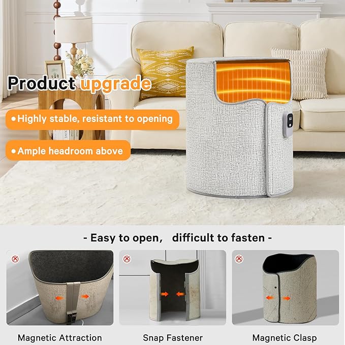 Under Desk Heater & Space Heater for Indoor Use,Leg Foot Feet Warmer For Office Home Quiet, Small Portable Personal Office Heater Accessories,Essentials Supplies For Women Men Gifts Large
