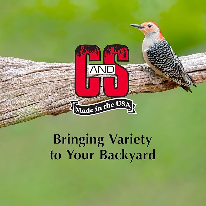 C&S Sunflower Suet Treat, Wild Bird Food for Chickadees, Nuthatches, Tufted Titmice, Woodpeckers, Wrens, Warblers, Brown Creepers, Northern Flickers, Pine Grosbeaks, Jays and More, 8 Pack
