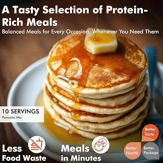 Numanna Family Pack Bucket 1,728 Servings 12-Months Emergency Meal Kit | Easy-to-Prepare, Non-GMO Freeze-Dried Survival Food | Everyday Meals in Resealable Pouches | Made in USA | 25+ Year Shelf Life