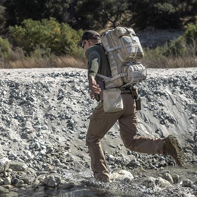 MAXPEDITION Gyrfalcon Backpack (Khaki-Foliage) 36L Tactical Backpack with Detachable Waist Pack, MOLLE Internal Frame Rucksack, Military Survival Pack, Bug Out Bag, PT1054KF