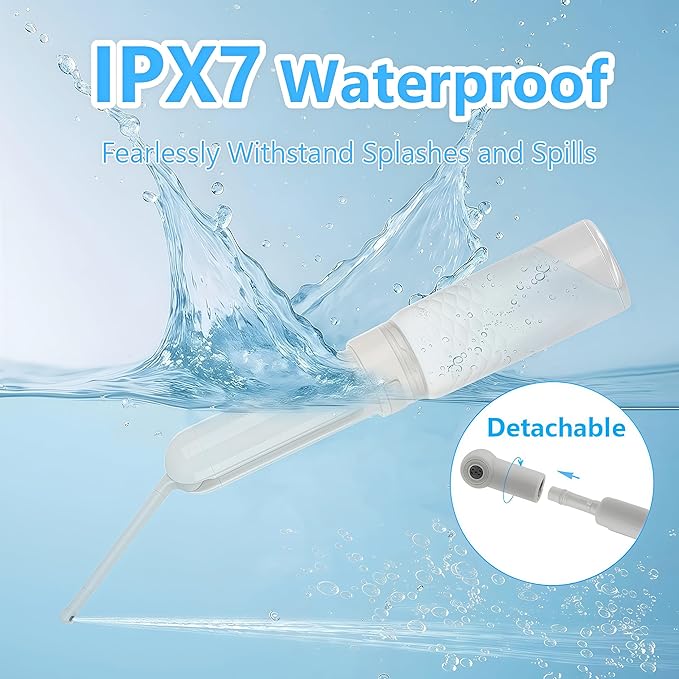 Portable Bidet for Travel, Electric Handheld Bidet Sprayer 3 Spray Modes 320ml Water Tank USB-C Rechargeable Nozzle 180 Degree Adjustment Personal Cleaner for Men Women Baby Elderly Camping