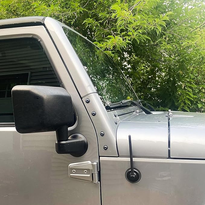 VOFONO Short Antenna fits 07-26 Jeep Wrangler Gladiator JK JL JT Sport Unlimited Willys Jeep Wrangler Accessories, Jeep Antenna