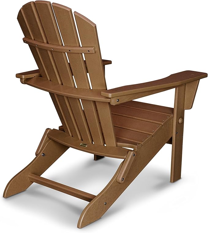 POLYWOOD® Palm Coast Folding Adirondack in Teak