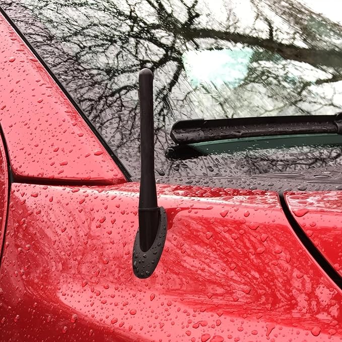 4.5 Inch Short Antenna for Ford F150 2009-2026, Aluminum Antenna F150 Accessories Ford F-150 Raptor Lightning 2017-2026 F250 F350 Pickup Truck Replacement Antenna