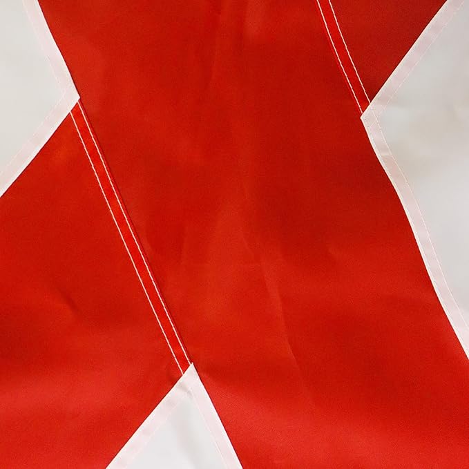 Heavy Duty Alabama State Flag 3x5 Ft -Longest Lasting Oxford Nylon 210D | Four Rows Stitching Fly Ends | Alabama AL Flags Decoration Gift Yard House Banner