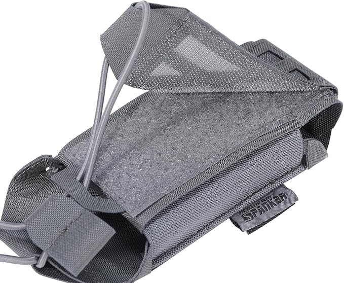 EXCELLENT ELITE SPANKER Tactical Universal Radio Holster Holder Molle Radio Pouch Adjustable for Duty Belt,Vest for Two Ways Walkie Talkie