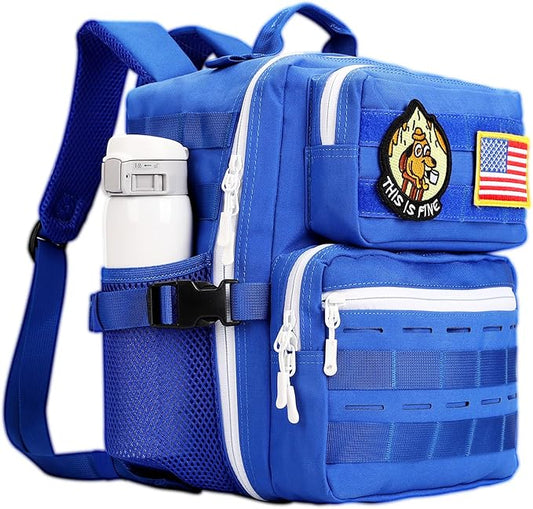 9L Mini Tactical Backpack for Men Women,Small Military Tactical Backpack for Sport,Gym,Hiking,Travel,Camping (Navy Blue)