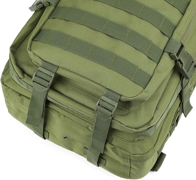REEBOW GEAR Military Tactical Backpack Large Army 3 Day Assault Pack Molle Bag Army Green