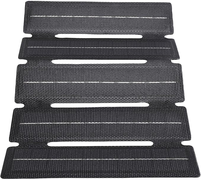 Generic Foldable Solar Panel, 25w 5 Fold Monocrystalline Silicon Etfe Thin Portable Solar Panel with 10 in 1 Connector Cable, Water Proof, for Outdoor Travel, Camping, Hiking
