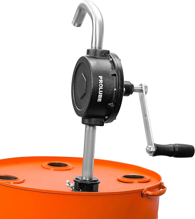 Groz 44080 Rotary Fuel Pump with Steel Discharge Spout
