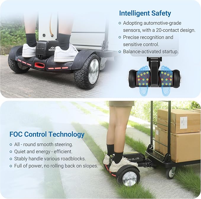 Electric Platform Truck,661lbs Capacity Heavy Duty Flatbed Cart, 1000W Powered Hand Truck Cart,15.5 Mile Endurance, for Warehouse High-Frequency Sorting, Stocking & Picking