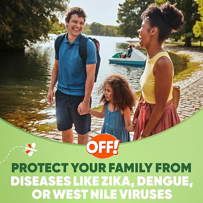 OFF! Deep Woods Insect Repellent Aerosol, Dry, Non-Greasy Formula, Bug Spray with Long Lasting Protection from Mosquitoes, 4 Oz, 2 Count