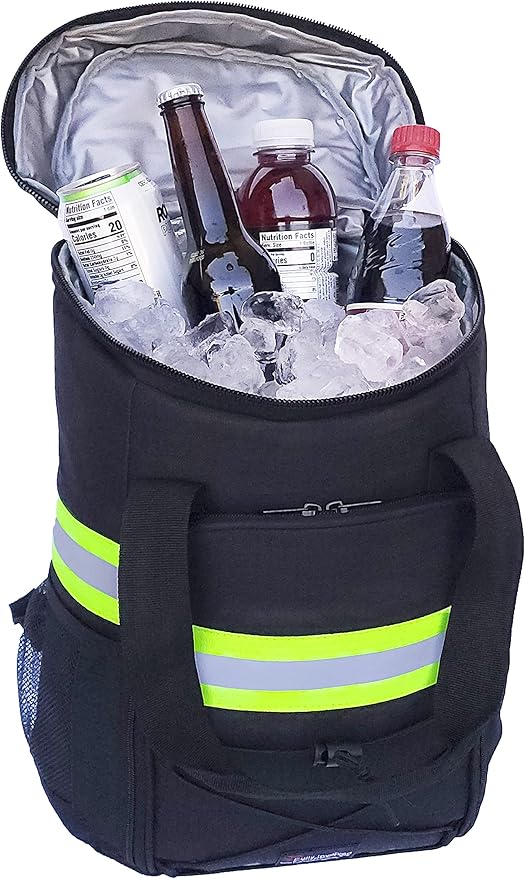 Firefighter Backpack Cooler (Black)