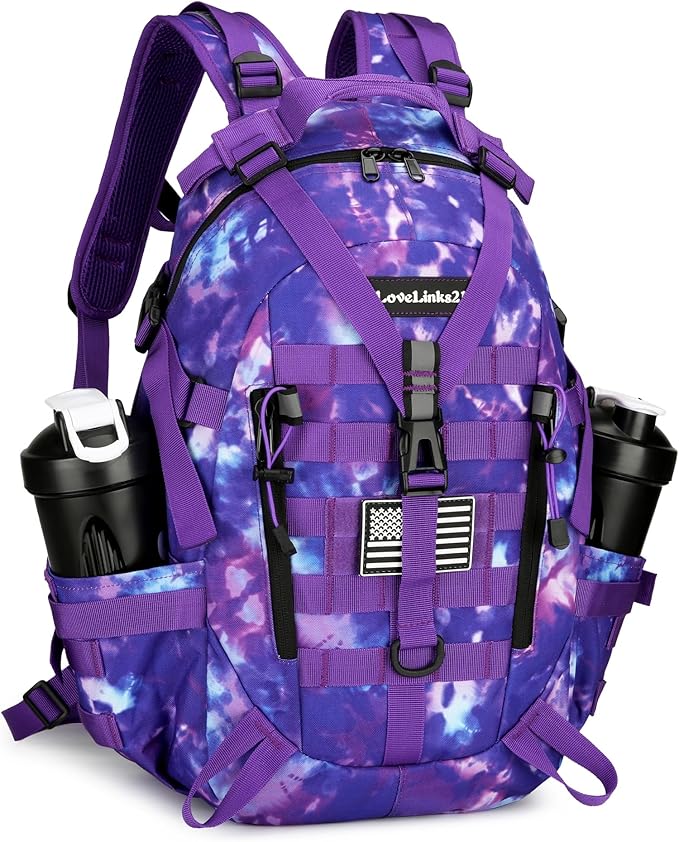 25L Tactical Backpack Hiking Daypacks Outdoor Military Molle Bag EDC Rucksack Motorcycle Backpack for Camping