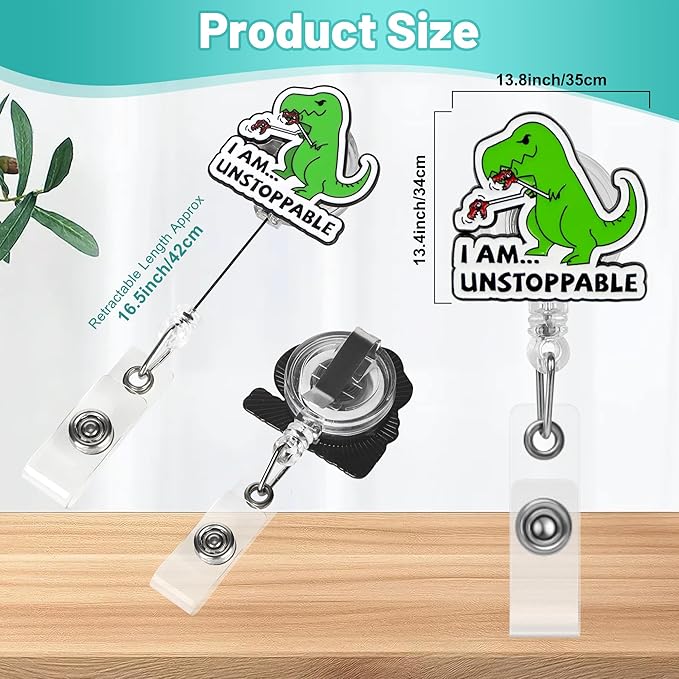 25 Pcs Funny Badge Reel Bulk Pack, Cute Nurse Badge Reel with Retractable Clip Decorative Name ID Work Badge Holder for CNA RN LPN MA Medical Healthcare Student Teacher Nursing Week Gifts
