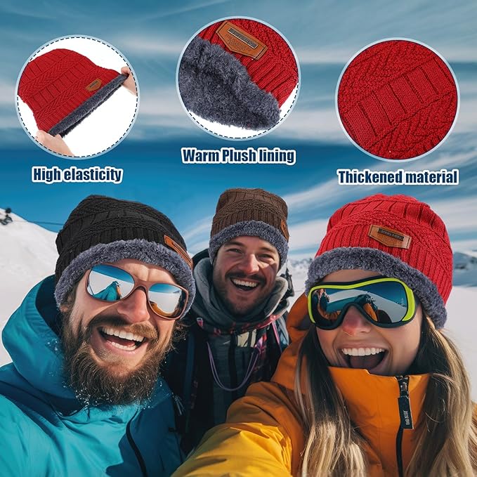 200 Pcs Emergency Blanket Beanie Hat Bulk Homeless Package Care Supplies Survival Kit for Cold Weather Outdoor Camping Hiking (Stylish)