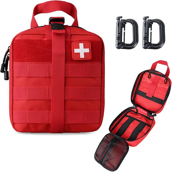 LIVANS 1000D First Aid Bag Empty Medical Ifak Pouch Molle EMT Pouches Rip-Away Tactical Military Trauma Emergency Medic Bag