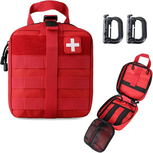 LIVANS 1000D First Aid Bag Empty Medical Ifak Pouch Molle EMT Pouches Rip-Away Tactical Military Trauma Emergency Medic Bag