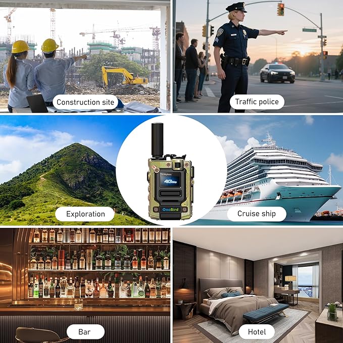 Global-walkie-Talkie-Unlimited-Range-radios-Long Range walkie talkies Communication Cards-radios Unlimited Range with sim Cards-Out of State walkie-Talkie ptt Button-Two Way Talk Talkie-4-Pack Bronze