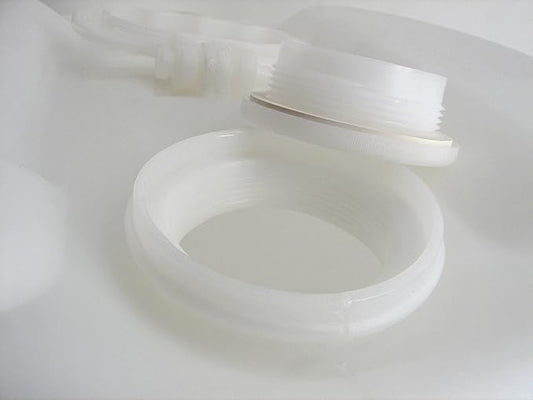 15 Gallon Emergency Water Storage Drum, 2 Pack, Natural - New! - Boxed!