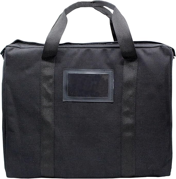 Fire Resistant and Water Repellent Briefcase Document Bag, 18 x 14 x 4 Inch