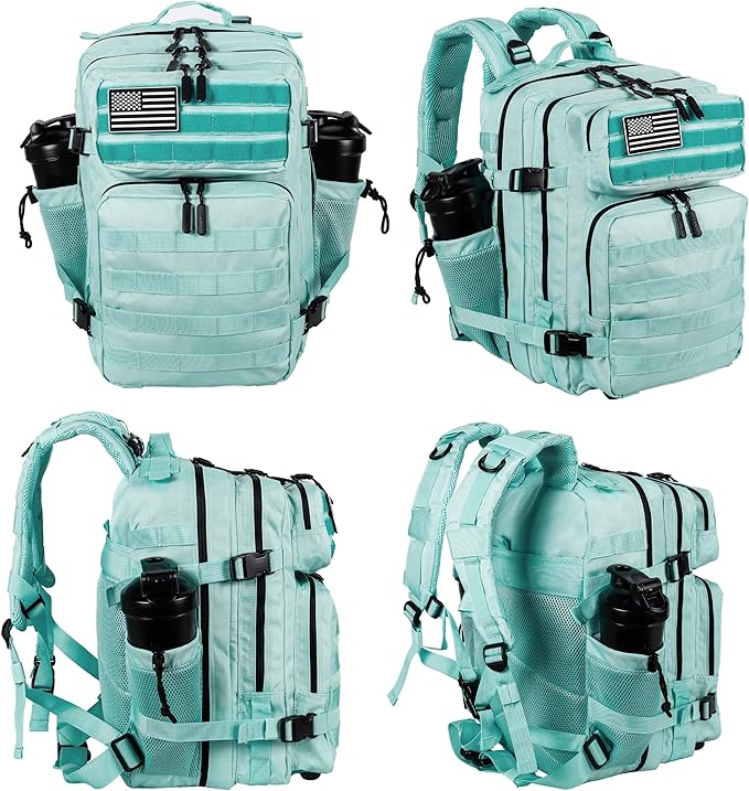 LHI Tactical Military Backpack for Men and Women 25L/35L Army Assault Pack Bag Small Rucksack with Bottle Holder