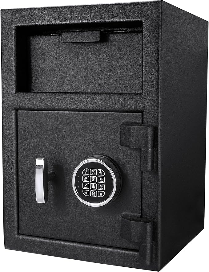 BARSKA AX12588 Standard Keypad Security Depository Drop Safe 1.03 Cubic Ft