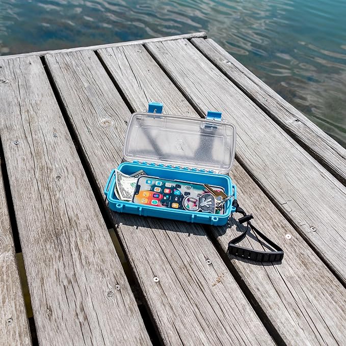 geckobrands Waterproof Dry Box with Silicone Liner – Durable, Dust-Proof, Crush-Proof Storage for Electronics and Gear